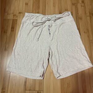 Aerie Cream PJ Shorts